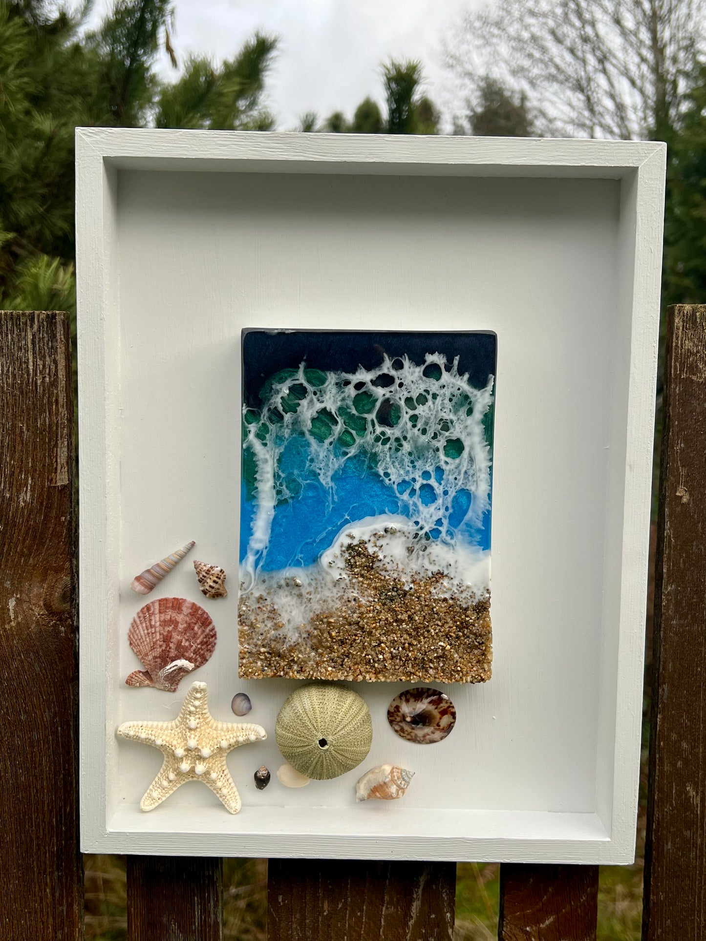 Ocean Epoxy Art