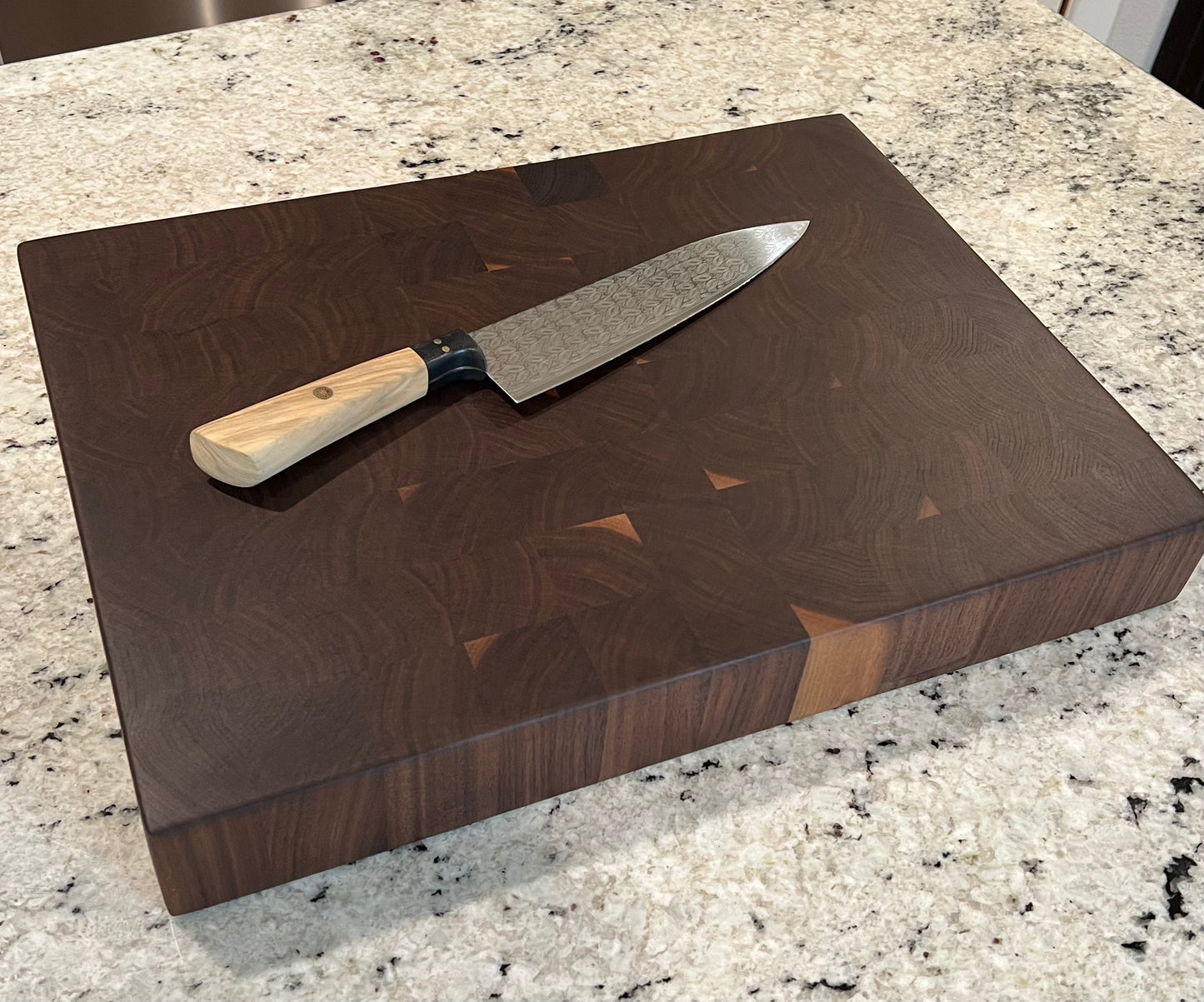 End Grain Walnut Butcher Block