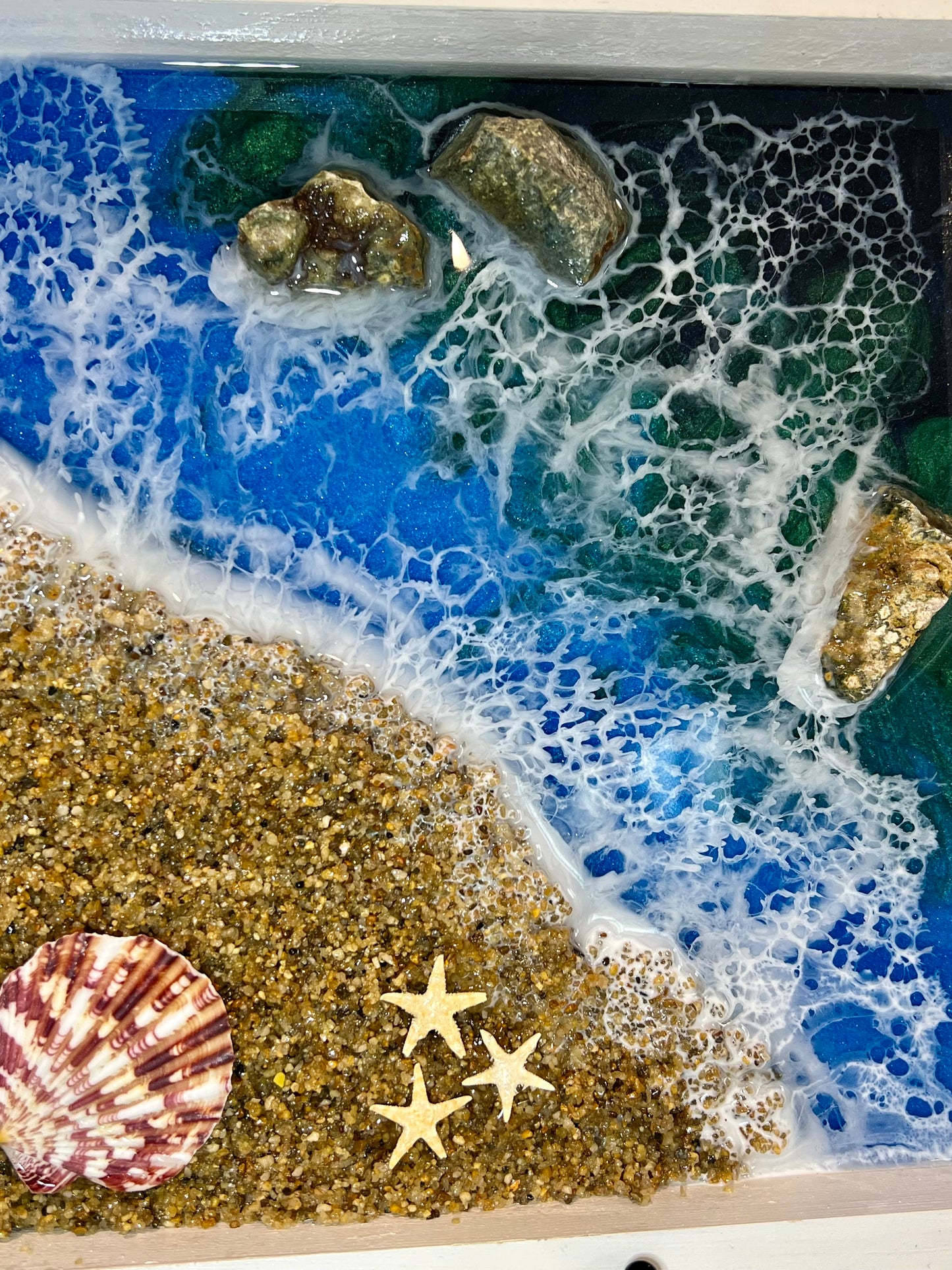 Ocean Epoxy Art