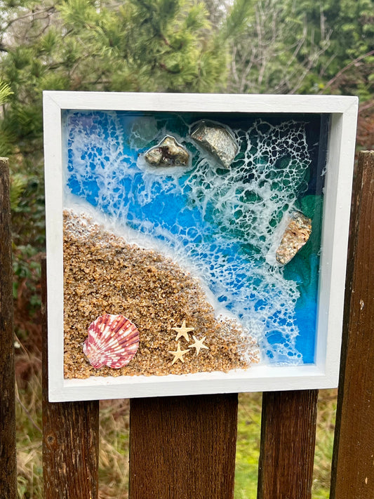 Ocean Epoxy Art