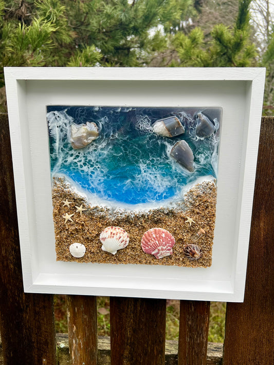 Ocean Epoxy Art