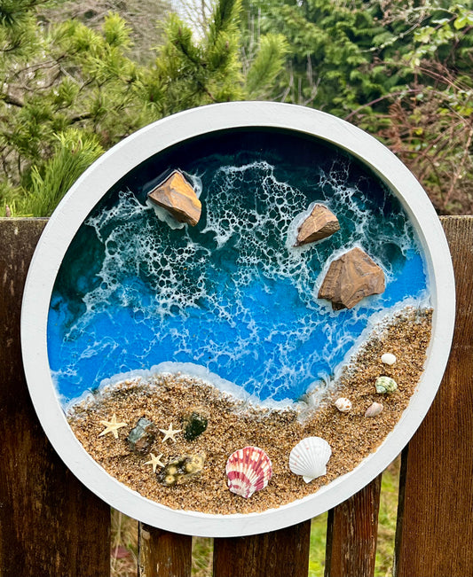 Ocean Epoxy Art