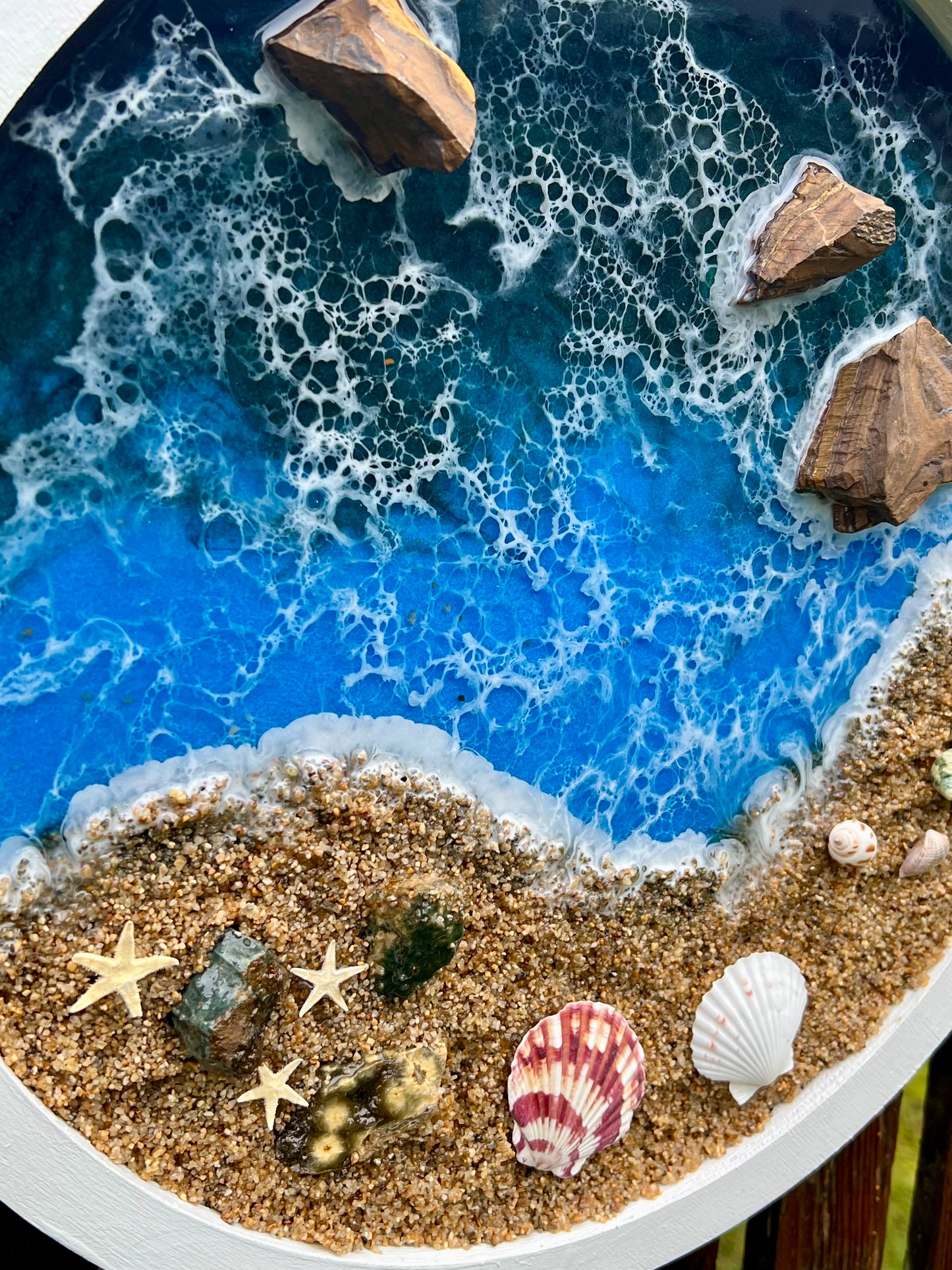 Ocean Epoxy Art