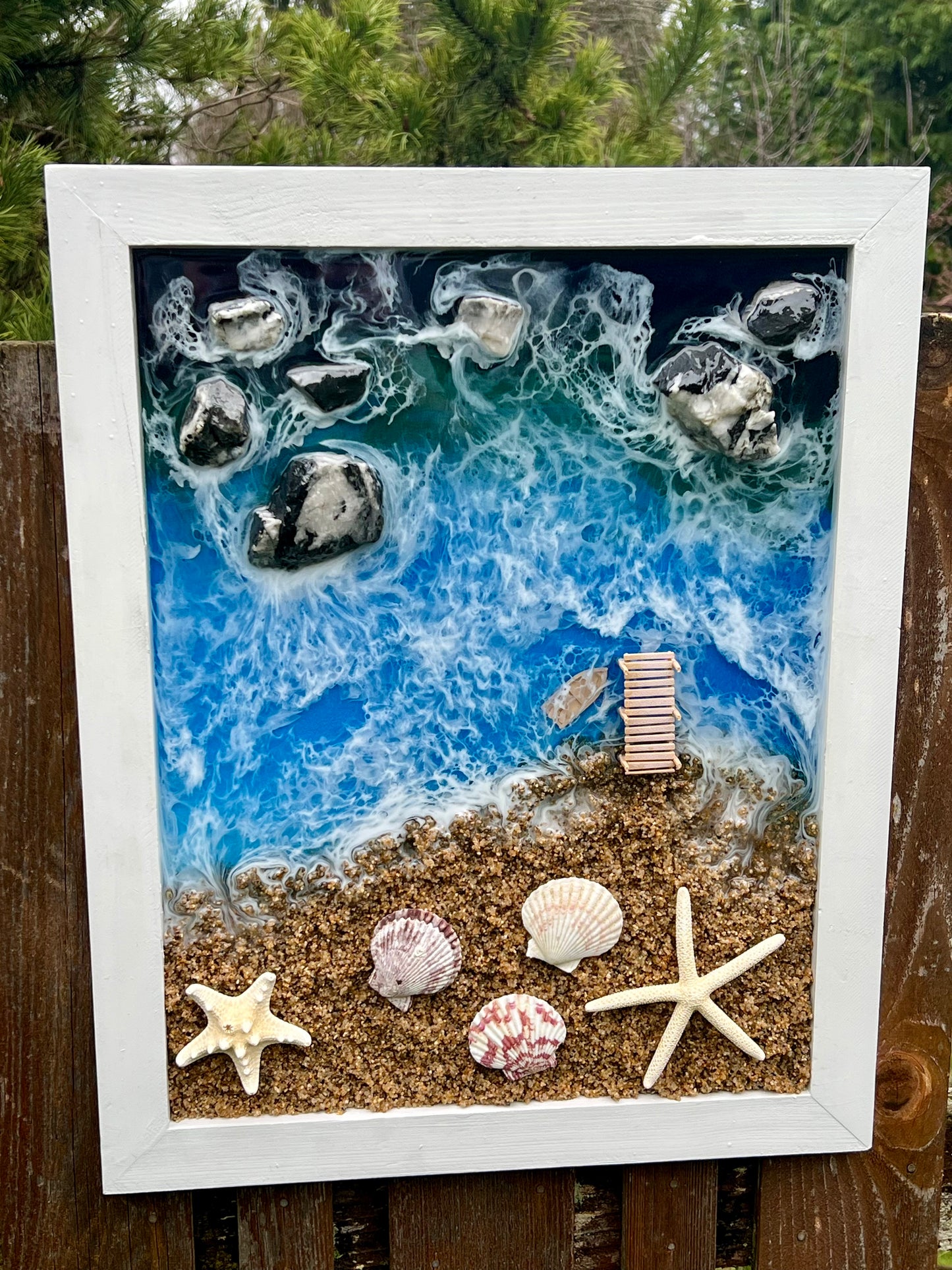 Ocean Epoxy Art