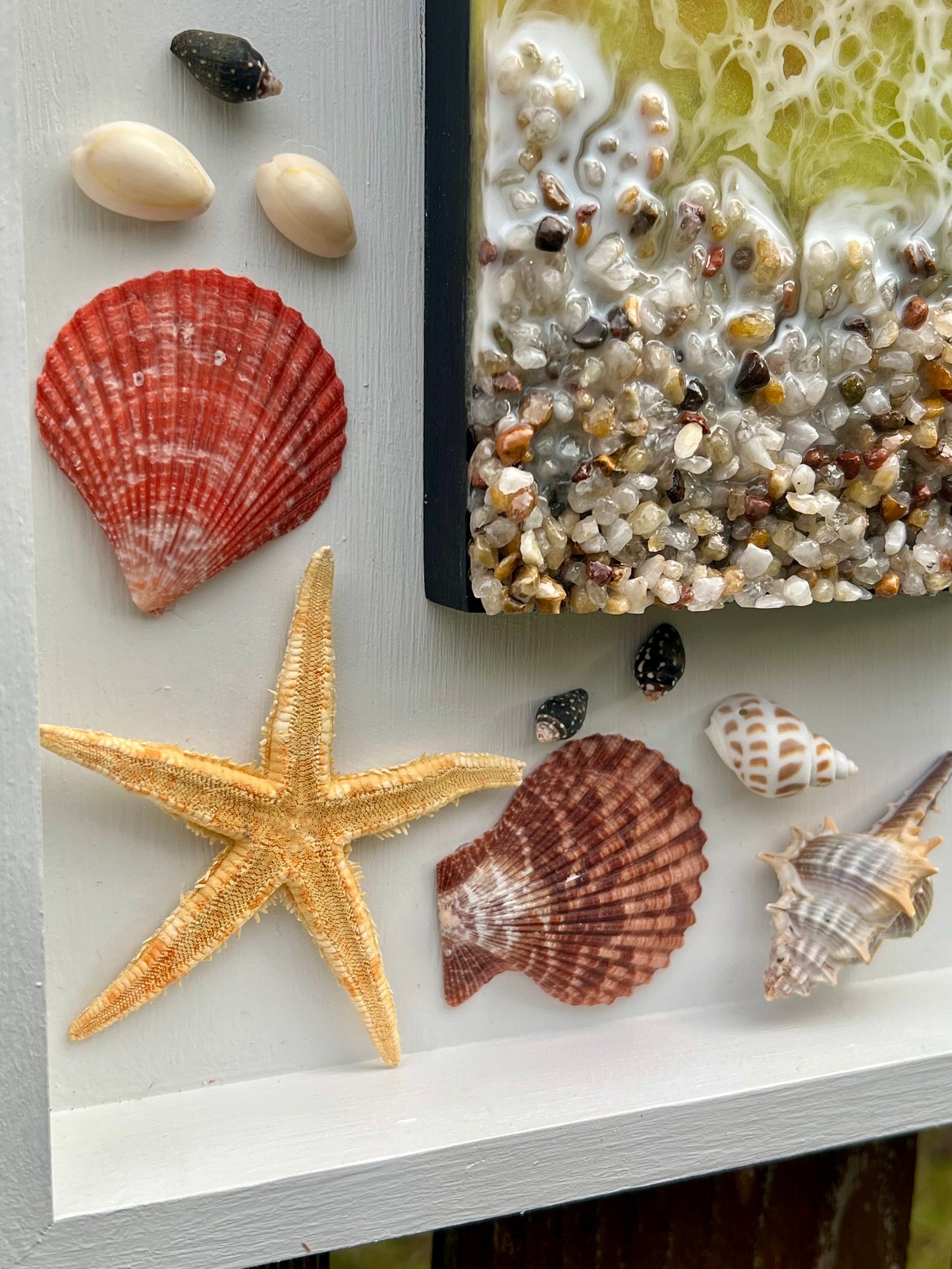 Sunset Ocean Epoxy Art