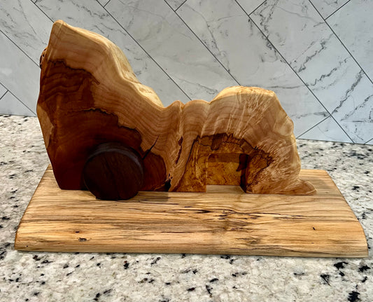 Maple burl "Empty Tomb" home decor