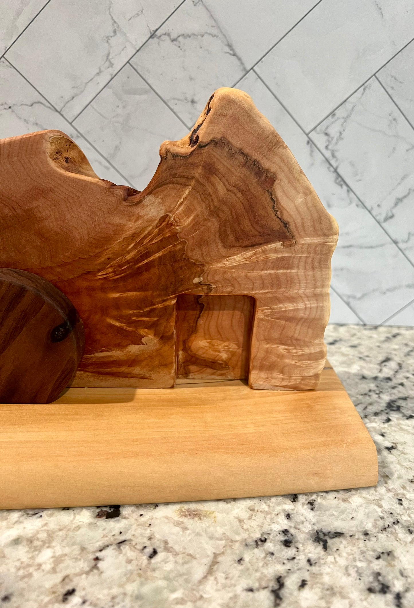 Maple Burl "Empty Tomb" Home Decor