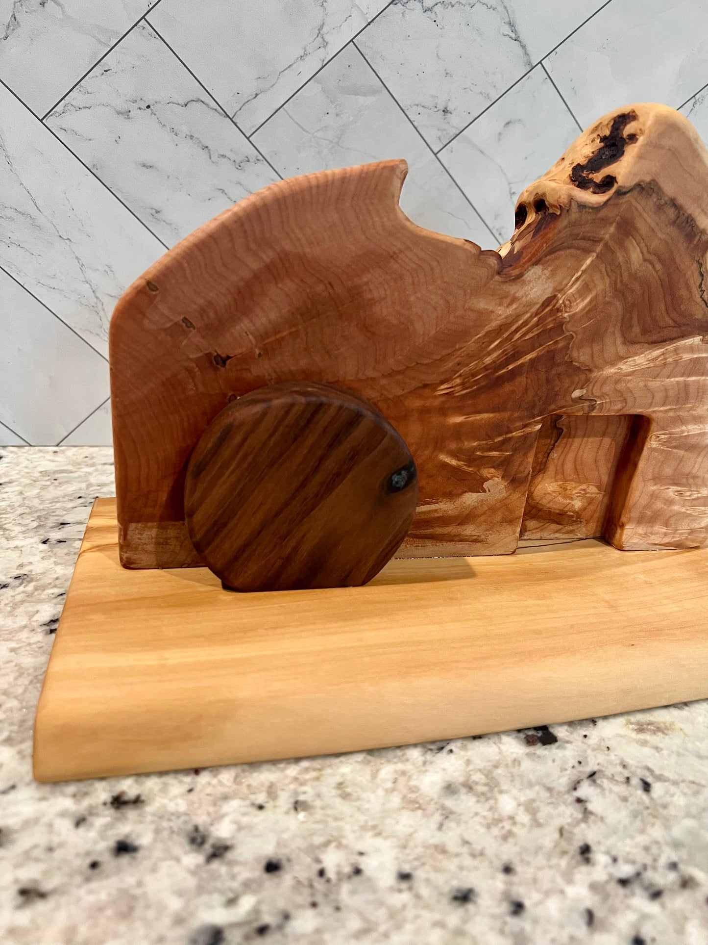 Maple Burl "Empty Tomb" Home Decor