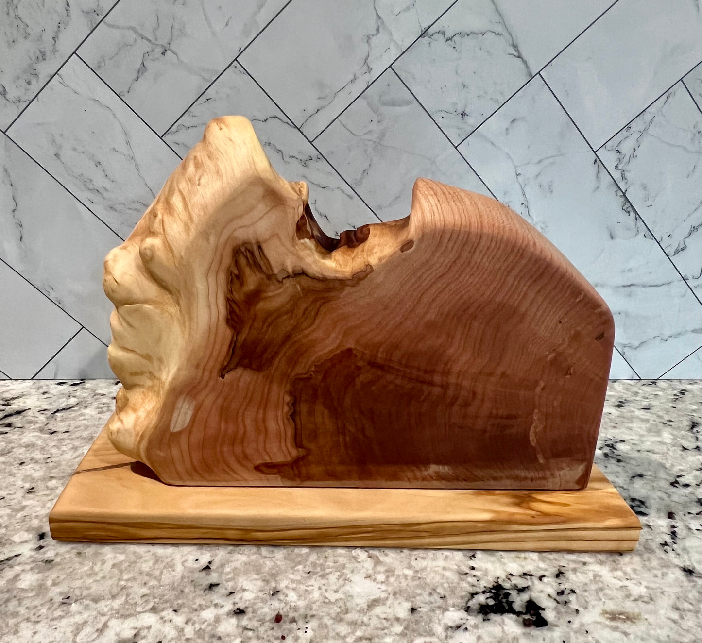 Maple Burl "Empty Tomb" Home Decor